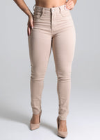 Calça Sarja Sawary Levanta Bumbum - 277777 BEGE