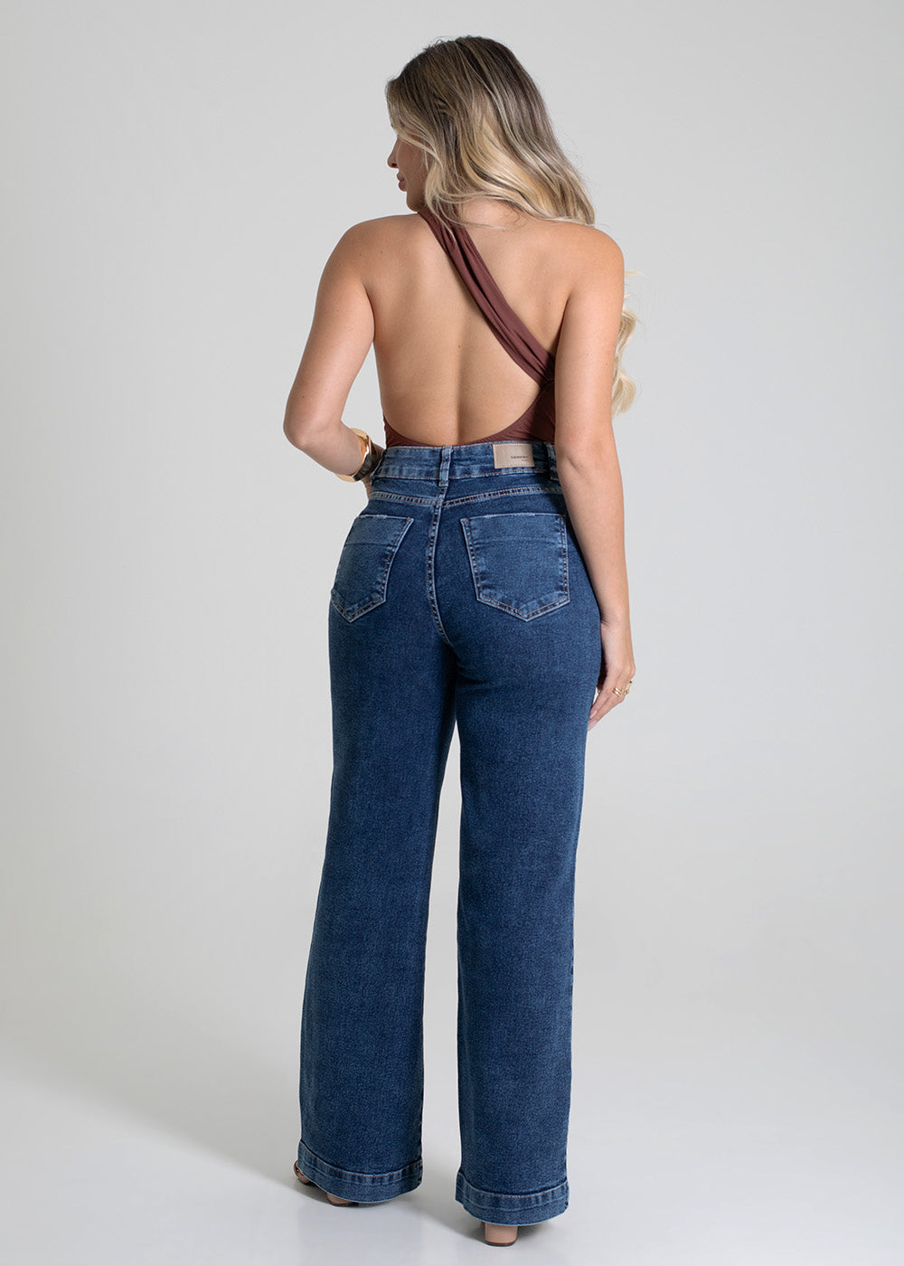 Calça Jeans Sawary Wide Leg - 279571 AZUL