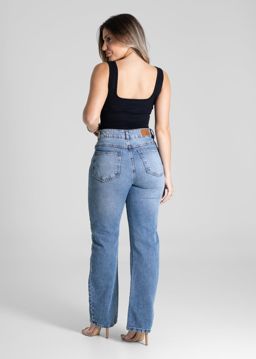 Calça Jeans Sawary Reta - 280398 AZUL