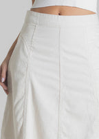 Saia Linho Sawary Midi - 280474 OFF WHITE