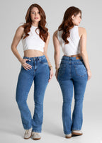 Calça Jeans Sawary Boot Cut Petit - 280584 AZUL