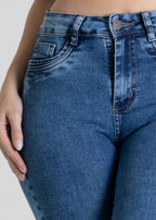Calça Jeans Sawary Boot Cut Petit - 280584 AZUL
