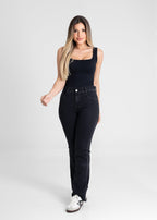 Calça Jeans Sawary Boot Cut - 280809 PRETO