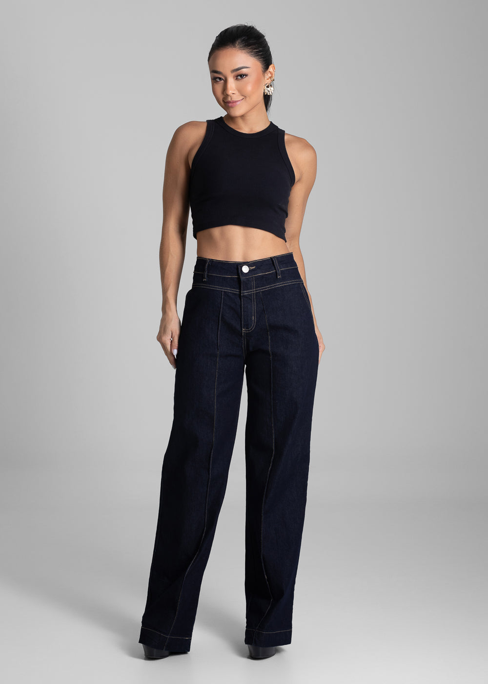Calça Jeans Sawary Wide Leg - 280926 AZUL