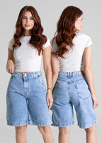 Bermuda Jeans Sawary - 281382 AZUL