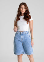 Bermuda Jeans Sawary - 281382 AZUL