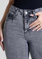 Calça Jeans Sawary Boot Cut - 281407 PRETO