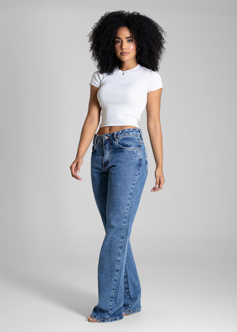 Calça Jeans Sawary Boot Cut - 283242 AZUL