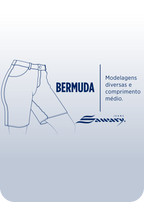 Bermuda Jeans Sawary - 281414 AZUL