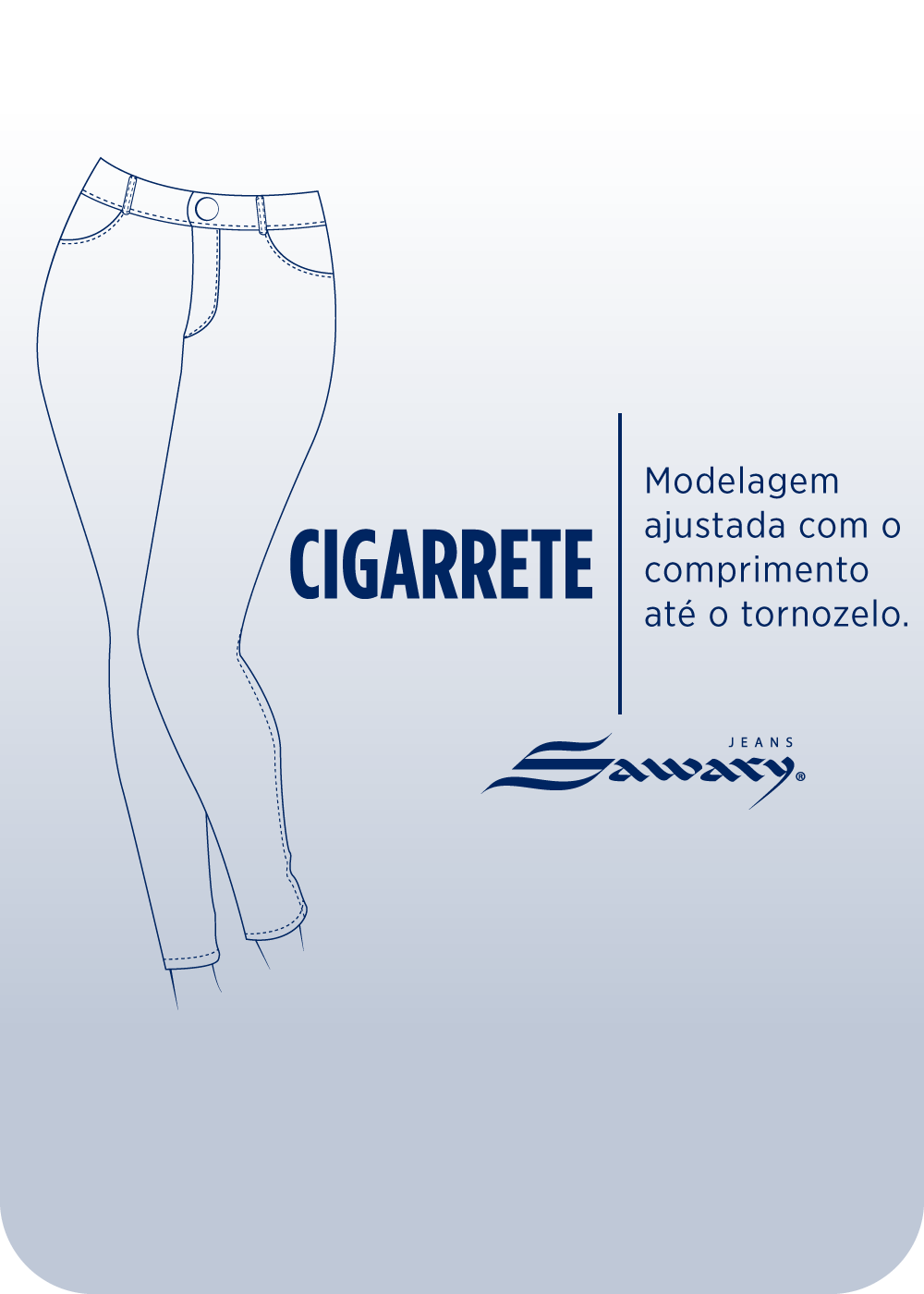 Calça Resinada Sawary Cigarrete - 283080 PRETO