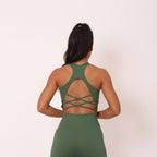 Conjunto Fitness Cintura Alta Verde