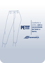 Calça Jeans Sawary Boot Cut Petit - 280584 AZUL